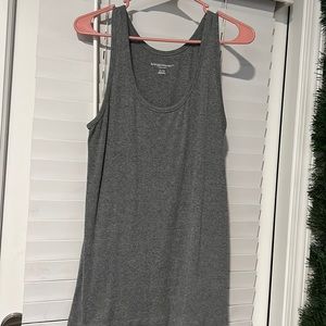 XL maternity tank top gray